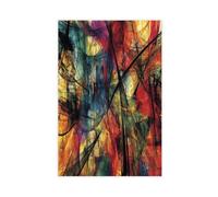 Abstract Expressionist Graffiti Line Art Canvas Poster Bedroom Decor Landscape Office Room Decor Gift 20x30inch(50x75cm)
