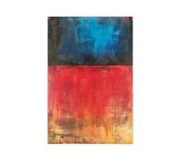 Abstract Expressionist Rothko Print - Modern Canvas Poster Bedroom Decor Landscape Office Room Decor Gift 12x18inch(30x45cm)
