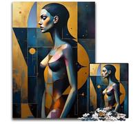 Abstract Female Figure 1000 Pieces Puzzles for Adults Paper Jigsaw Puzzles for Adults Perfect for Birthday Christmas 1000 PCS(38x26cm)