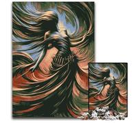 Abstract Figure in Swirling Fabric Adult Jigsaw Puzzles 1000 Pieces Impossible Jigsaw Puzzles for Adults Gift for Men And Women Daily & Special Occasion 1000 PCS(75x50cm)