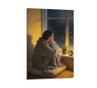 Abstract Figure Wall Art Modern Woman Minimalist Bohemian Style Painting Feminist Aestheticsfor Bathroom Bedroom Living Room Dining Room Office 12x18inch(30x45cm)