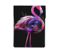 Abstract flamingo Printed Laptop Sleeve Bag 13-Inch - Leather Laptop Sleeve Case Shockproof Protective Computer Cover Bag