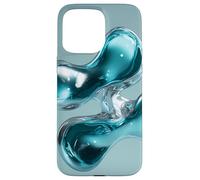 Abstract Floating Liquid Fluid Dynamics Art Case for iPhone 15 Pro Max