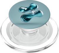 Abstract Floating Liquid Fluid Dynamics Art PopSockets PopGrip for MagSafe