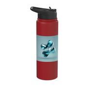 Abstract Floating Liquid Fluid Dynamics Art Stainless Steel Insulated Water Bottle