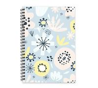 Abstract Floral 2026 Diary A5 To Do List Planner 2026 Womens Diary Planner A5 for Academic Week To View Monthly Year with Dotted Line Note Page Slim