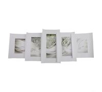 Abstract Floral Canvas Wall Art 5 Panels, Multi-Panel Canvas Print 10x15 10x20 10x25cm for Home Living Room Decoration(C)