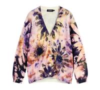 Abstract Floral Cardigan - female - Desigual - Cardigans - Pink - S - Knitwear S
