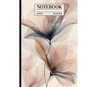 Abstract Floral Notebook: College Ruled Journal for Students, Writers & Everyday Notes