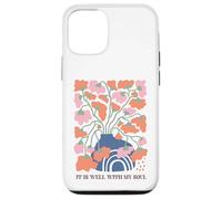 Abstract Floral Vase Rainbow Serenity Art Case for iPhone 12/12 Pro