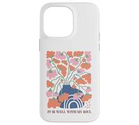 Abstract Floral Vase Rainbow Serenity Art Case for iPhone 14 Pro Max