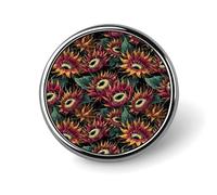 Abstract Flower Eyes Print Enamel Pins for Backpack - Cute Jacket Coat Hat Bags Badge Pins, Funny Unique Novelty Button Pin Women Men Fashion Jewelry Accessories