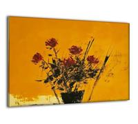 Abstract Flowers Paint by Numbers Kits, Painting by Numbers for Adults, DIY Color Oil Paint Crafts with Frame, Acrylic Oil Paints Kits with Brushes Autumn Home Decoration Paintings 50x65cm Ee-290