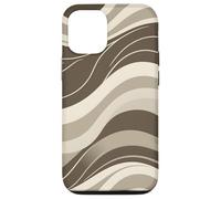 Abstract Flowing Wave Lines Minimal Modern Retro Design Case for iPhone 12/12 Pro