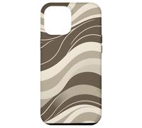 Abstract Flowing Wave Lines Minimal Modern Retro Design Case for iPhone 12 Pro Max