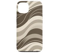 Abstract Flowing Wave Lines Minimal Modern Retro Design Case for iPhone 13