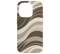 Abstract Flowing Wave Lines Minimal Modern Retro Design Case for iPhone 14 Pro