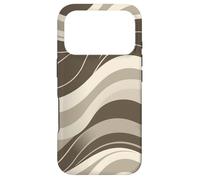 Abstract Flowing Wave Lines Minimal Modern Retro Design Case for iPhone 17 Pro
