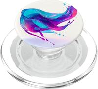 Abstract Fluid Dynamics Liquid Void Art PopSockets PopGrip for MagSafe