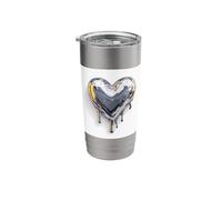 Abstract Fluid Heart Surreal Apparel Stainless Steel Insulated Tumbler