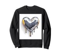 Abstract Fluid Heart Surreal Apparel Sweatshirt