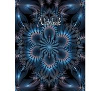 Abstract Fractal Geometry Notebook: Large 8.5 x 11 Inch Isometric Graph Paper | 120 Pages of Triangular Grid for 3D Design, Engineering, and Artistic Drawing | Modern Mathematical Art Cover