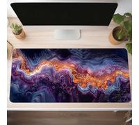 Abstract Gaming Mouse Mat Black Large Mouse Pad 700x300x3 mm XXL Mousepad Desk Mat Improved Precision and Speed Rubber Base for Stable Grip on Smooth Surfaces Table Pad PjY6709 C-9