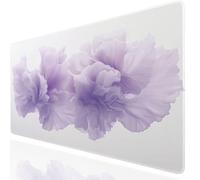 Abstract Gaming Mouse Mat Mauve Mouse Pad Large 1000x400x3mm, Extended Waterproof Mousepad Smooth Cloth Surface Improved Precision And Speed, Desk Mat Non-Slip Rubber Base for Office Gaming GKuk-1139