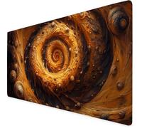 Abstract Gaming Mouse Pad Snails Large Mouse Mat Comfortable Mousepad with Smooth Cloth Surface, Textured Wear Resistant, Improved Precision and Speed, Mousemat 1500x800x3mm, Desk Accessories K7-286