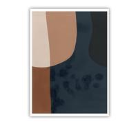 Abstract Geometric Canvas Wall Art Modern Minimalist Mural Painting Prints Neutral Colors Posters Artwork for Living Room Bedroom Decor 90x110cm Frameless