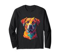 Abstract Geometric Dog Long Sleeve T-Shirt