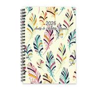 Abstract Geometric Journal 2026 A5 To Do List Notebook Notepad Ladies 2026 Diary Year Planner Diary for Project Week To View Monthly Year Planner with Dotted Line Note Page Slim