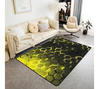 Abstract Geometric Lattice Area Rugs 3D Printed Large Carpet Living Room Bedroom Decor Mat Home Non-Slip Floor Polyester Rug 200 X 300 Cm - Polyester Soft Touch Easy Clean, Stain Resis /1308915167315