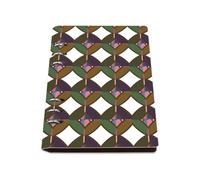 Abstract Geometric Notebook A5, Pu Leather Notebooks, Lined Paper Spiral Notebook A5 180Pages/90Sheets, Note Books for Office, Journal for School, Journaling Supplies Journal Diary
