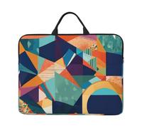 Abstract Geometric Print 14in Laptop Case Sleeve Shockproof Portable Notebook Computer Cover Protector Bag