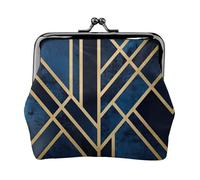 Abstract Geometric Print Practicality Coin Purse Cute Mini Coin Pouch for Women (4.52 x 4.13in) Exquisite, Black, One Size