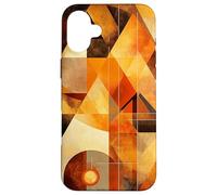 Abstract Geometric Shapes Art Modern Case for iPhone 16 Plus