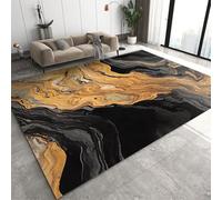 Abstract Geometric Texture With Stripes 3D Printing Playroom Carpet 60 X 120 Cm - Indoor Doorway Non-Slip Floor Mat Carpet - Soft Touch - Polyester - Easy To Clean - Suitable For Bedroo -191663360516