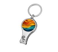 Abstract Geometric Waves Nail Clippers Toenail Clipper Cutters Professional Nail Trimmer Nail Cuticle Cutter for Women Men