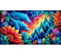 Abstract-geometry 1000 Piece Jigsaw Puzzle for Adults - Recycled Cardboard Decoration 38x52cm/1000pcs