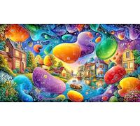 Abstract-geometry 1000 Piece Jigsaw Puzzle for Adults - Recycled Cardboard - Decoration 75x50cm/1000pcs