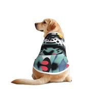 Abstract Geometry Art1 Dog Shirt Vest Dog Clothes- Breathable Cooling for Big Dogs, Sun Protection Comfort Wear for Golden Retriever, Husky, Alaska Outdoor Activities 5X-Large