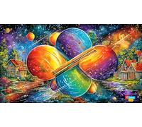 Abstract-geometry Jigsaw Puzzles for Adults: 1000-Piece Recycled Cardboard - Decoration 75x50cm/1000pcs