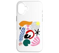 Abstract Gestural & Organic Fluid Shapes ART GIFT Modernist Case for iPhone 16 Plus