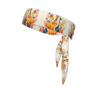 Abstract Giraffe Painting Sports headband for outdoor running, mountain climbing and cycling forehead protection