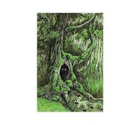 Abstract Gothic Forest Devil's Tree Canvas Poster Wall Art Decor Print Picture Paintings for Living Room Bedroom Decoration 24x36inch(60x90cm)