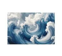 Abstract Gradient Wave Ripples 1000 Piece Jigsaw Puzzles For Adults Wooden Puzzles For Adults Gifts Home Decor