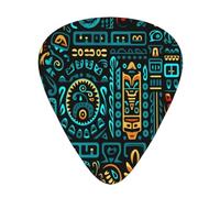 Abstract Graffiti 12 Pack Guitar Picks Plectrums,4 pieces in each of 3 sizes, Suitable for a wide range of stringed instruments