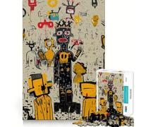 Abstract Graffiti Figure Art Teenager Jigsaw Puzzles 1000 Pieces Brain Think Neat Cut Real Challenge Great Gift (50x75cm)