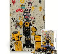 Abstract Graffiti Figure Art Teenager Jigsaw Puzzles 1000 Pieces Brain Think Neat Cut Real Challenge Great Gift (50x75cm)